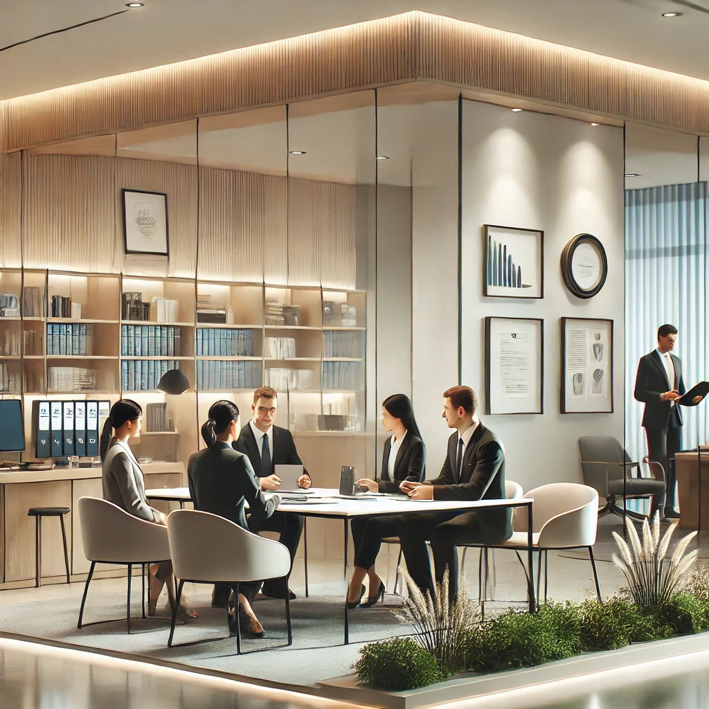 A professional counseling organization office setting