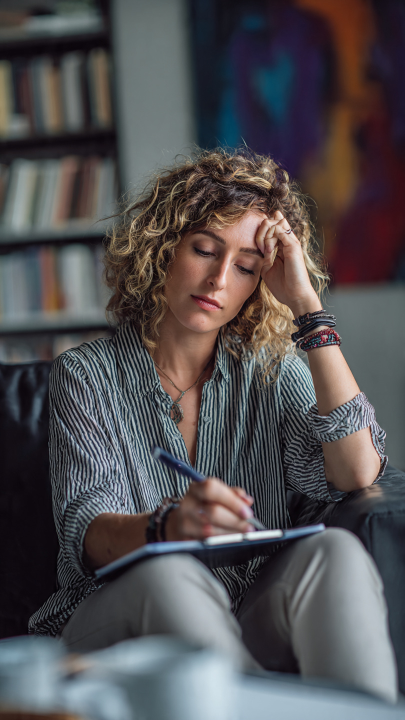 a therapist struggling with an ethical dilemma