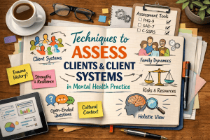 Techniques to Assess Clients and Client Systems in Mental Health ...