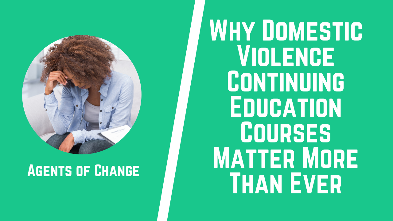Why Domestic Violence Continuing Education Courses Matter More Than Ever Why Domestic Violence Continuing Education Courses Matter More Than Ever