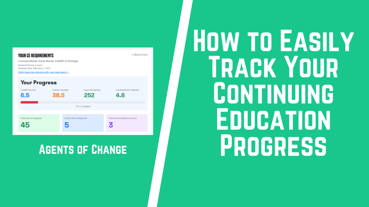 How to Easily Track Your Continuing Education Progress How to Easily Track Your Continuing Education Progress
