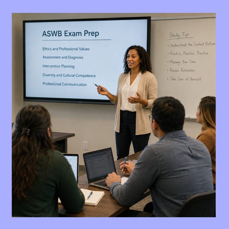 The free ASWB Exam Prep Educator Guide from Agents of Change