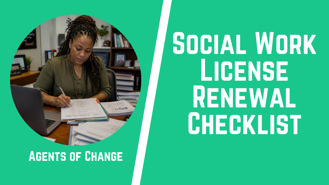 Social Work License Renewal Checklist Social Work License Renewal Checklist